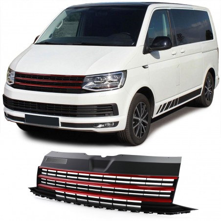 VW T6 merkitön maski punainen