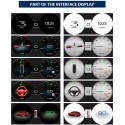 Tesla Model 3 LCD-mittaristo