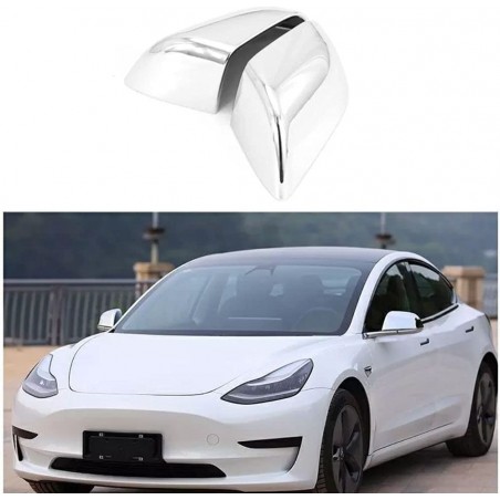 Tesla Model 3 peilinkuoret kromi