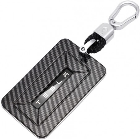 Tesla Carbon key card