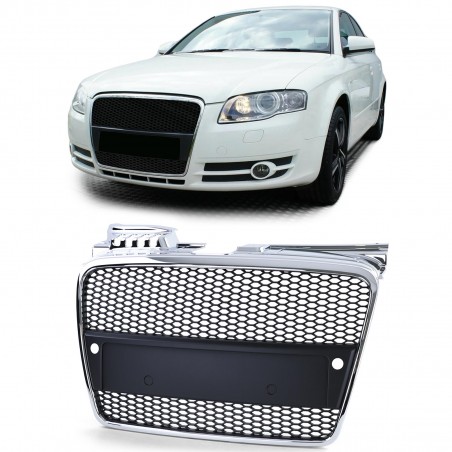 Audi A4 04-07 Musta-kromi
