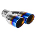 Pakoputken pää tupla 2x76mm blue