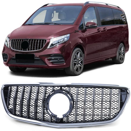 MB Vito W447 W448 GT-R Musta-Kromi-Maski