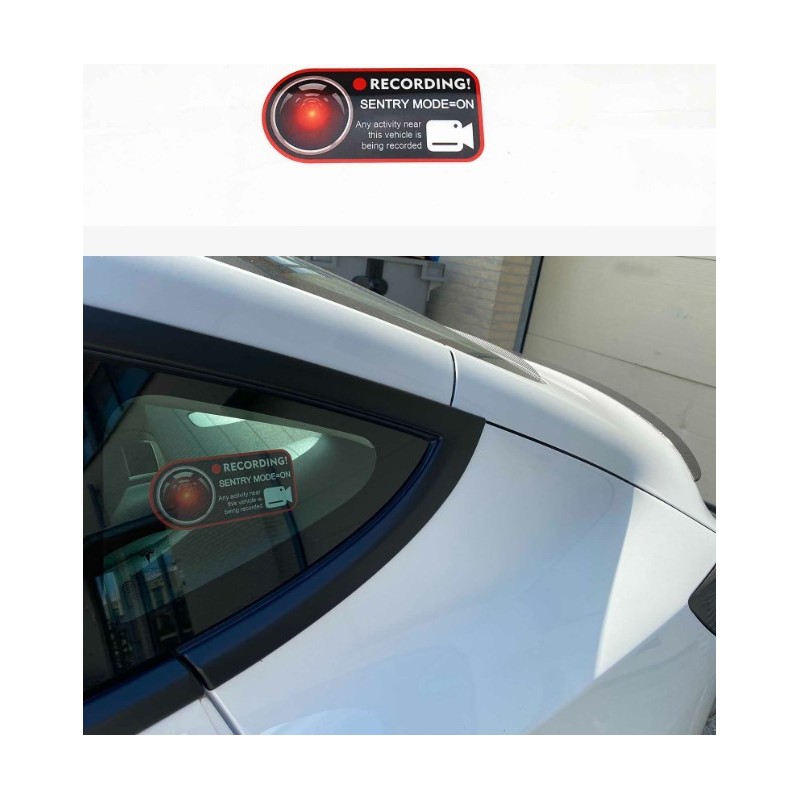 Tesla Model S/3/X/Y Sentry Mode Warning