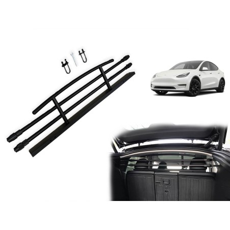 Tesla model Y tavaratilan koiraverkko