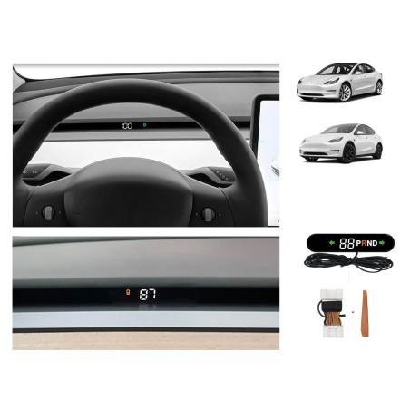 Tesla Model 3 ja Y HUD