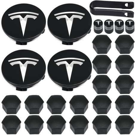 Tesla keskiökupit ja suojat