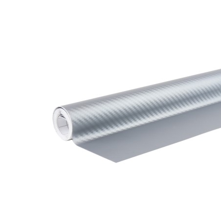 Hiilikuituteippi 3D hopea