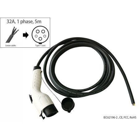 Type 1 latausjohto tee se itse