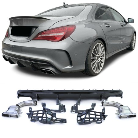 Mercedes CLA C117 Sport Heck Diffusor
