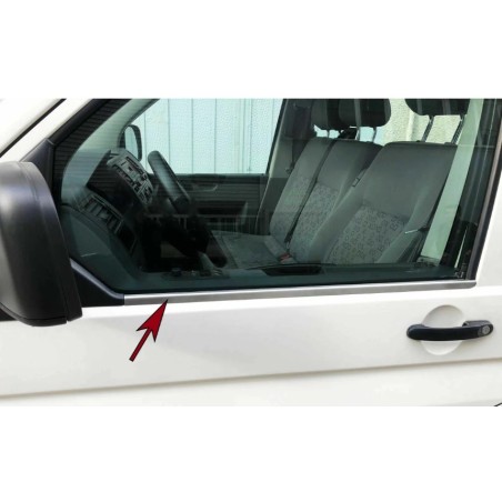 VW Transporter ikkunoiden kromilistat