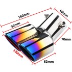 Pakoputken ulostulo tupla