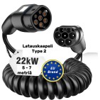 latauskaapeli spiraali