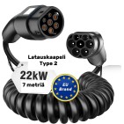 22kW 7,5m LATAUSKAAPELI T2-T2 spiraali