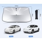 Tesla tuulilasin aurinkosuoja mini