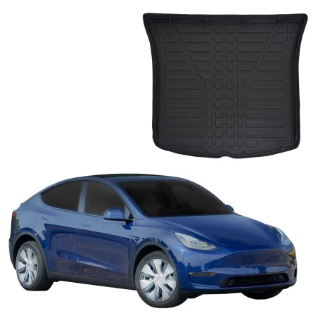 Tesla takatavaratilan lattianpäällyste