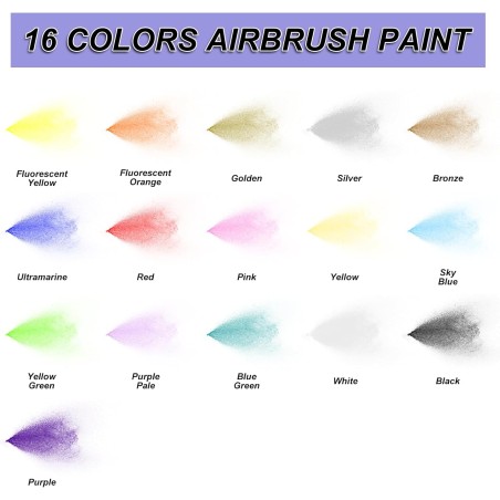 Kynäruiskumaali värisetti 16+2