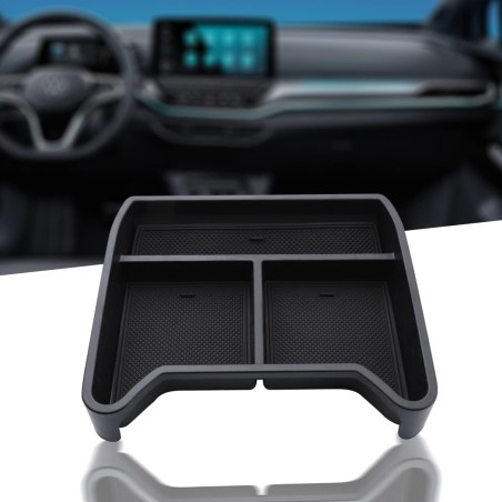 VW ID4 keskikonsolin säilytyslokero