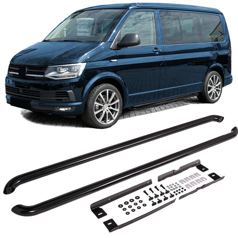 VW transporter kylkiputket VW T5 T6 T6.1 Long musta VW transporter kylkiputket VW T5 T6 T6.1 Long musta