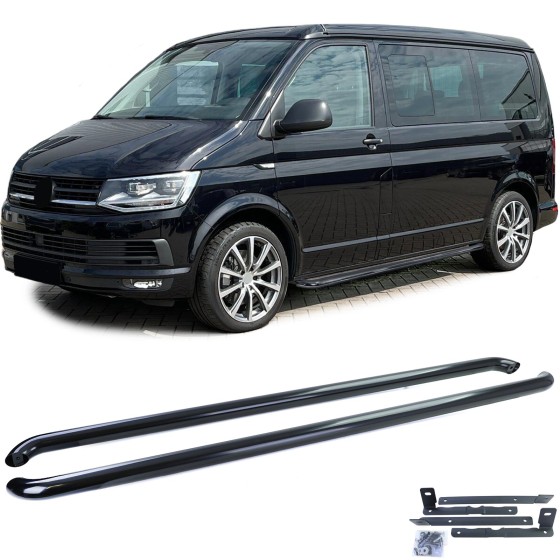 VW transporter kylkiputket VW T5 T6 T6.1 musta