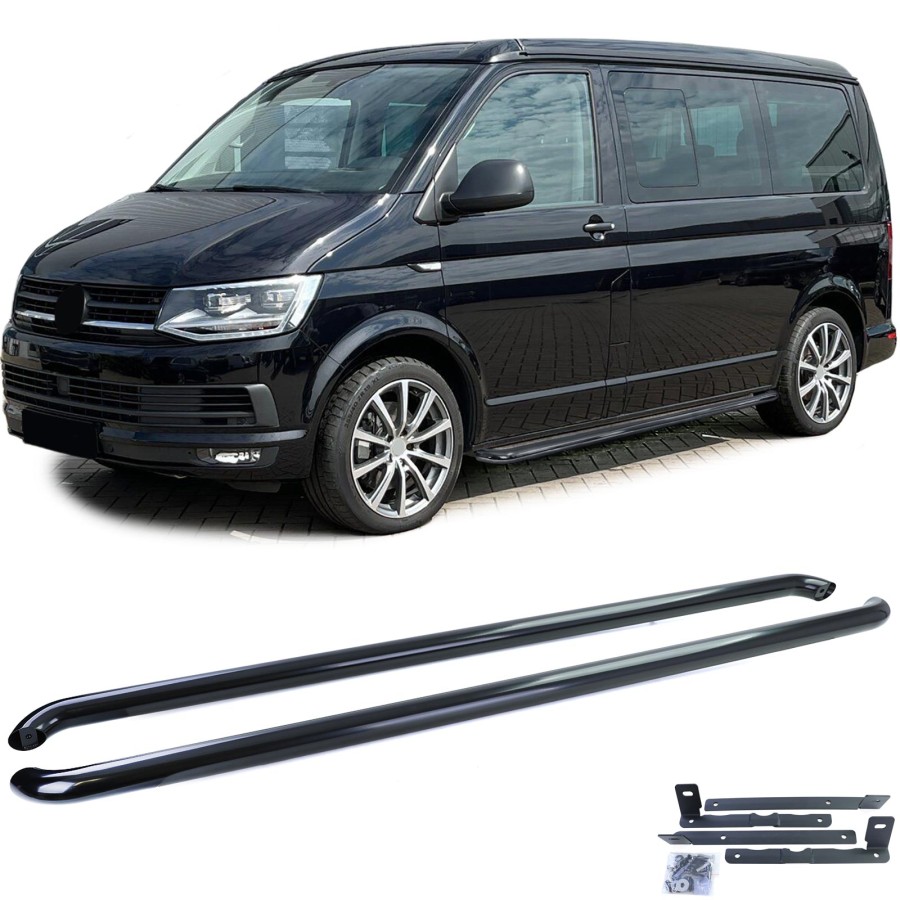 VW transporter kylkiputket VW T5 T6 T6.1 musta