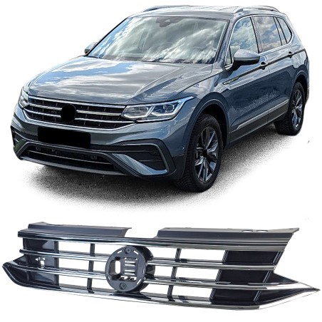 VW Tiguan Facelift  maski kromi