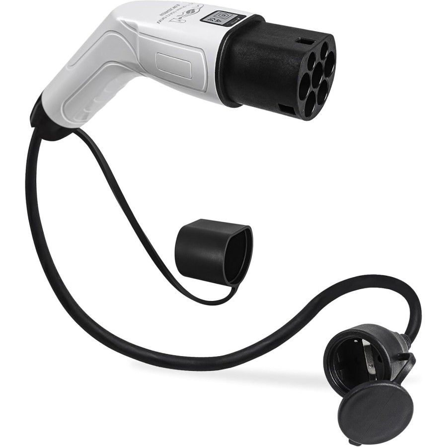 Electric Car Type 2 Schuko Charger Adapter