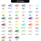 Kynäruiskumaali värisetti 54+6