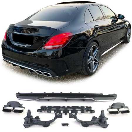 MB C W205 Takadiffuusori + putkenpäät