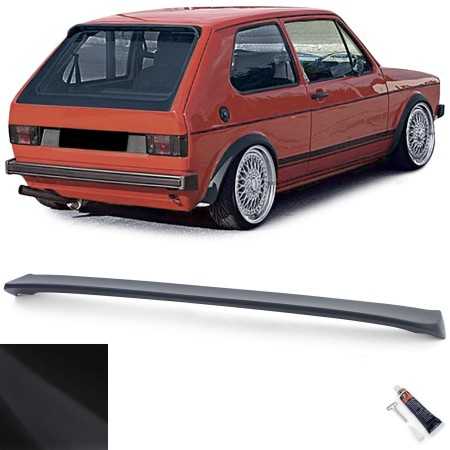 VW Golf 1 takaspoileri mattamusta