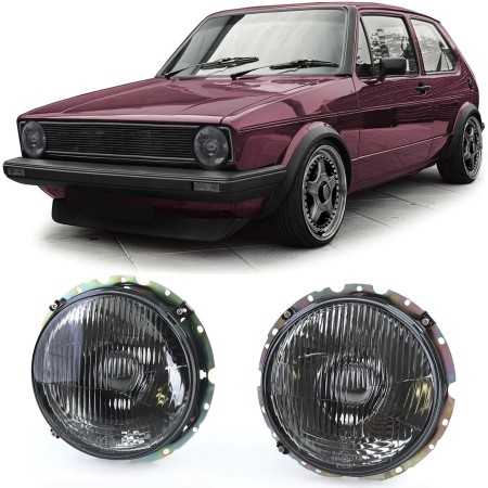 VW Golf 1 ajovalot musta