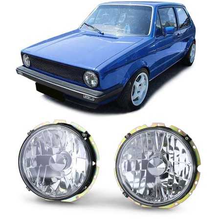 VW Golf 1 ajovalot chrome