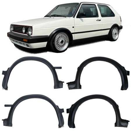 VW Golf 2 lokasuojan levikkeet