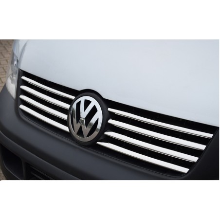 VW Transporter T5 Maskin kromisarja steel